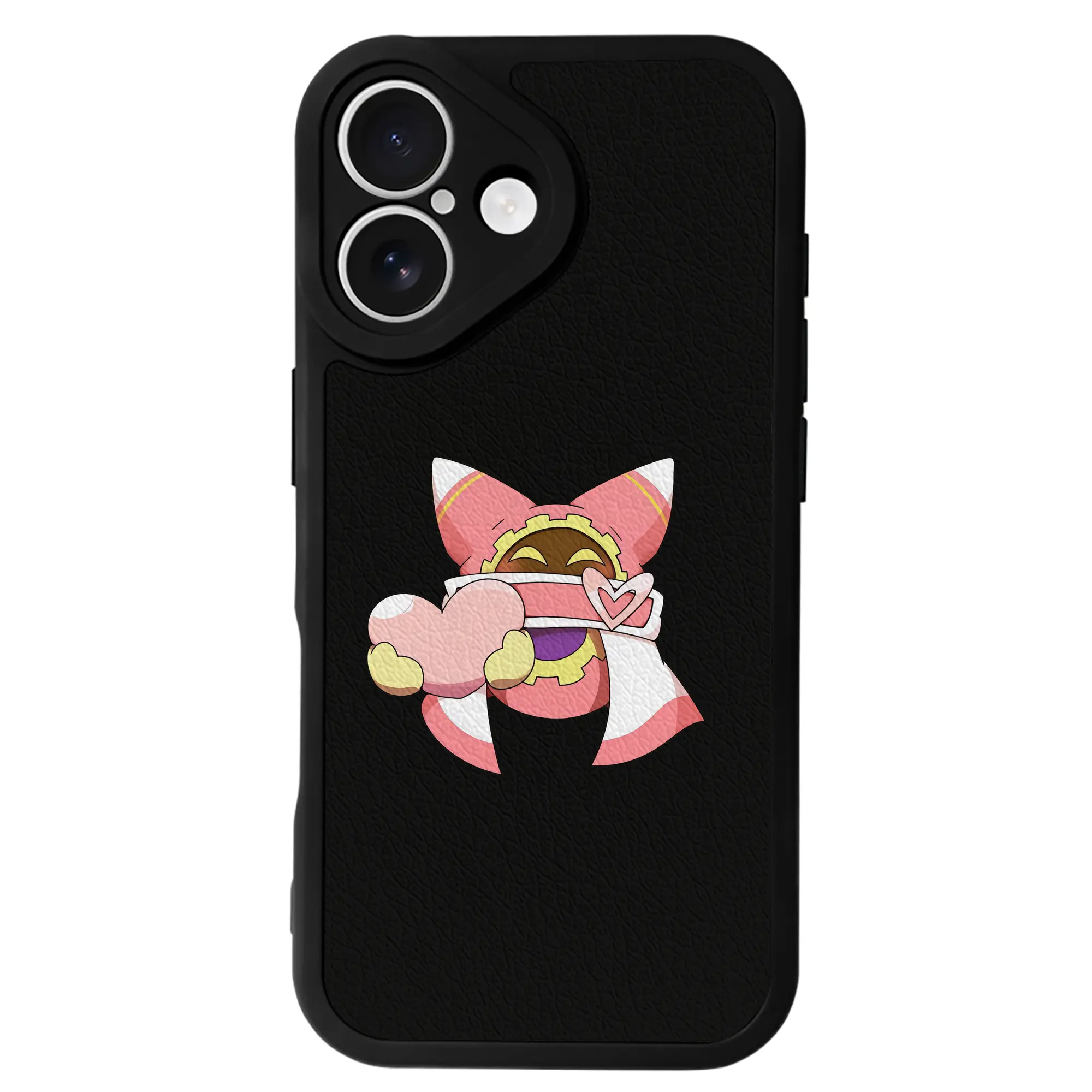 星のカービィ グッズ マホロア - IPhone 16シリーズ対応 ・ シリコンスマホケース ・ レザー調 ・ 高精度フィット ・ 耐衝撃 ・ ワイヤレス充電対応 ・ 精密カット